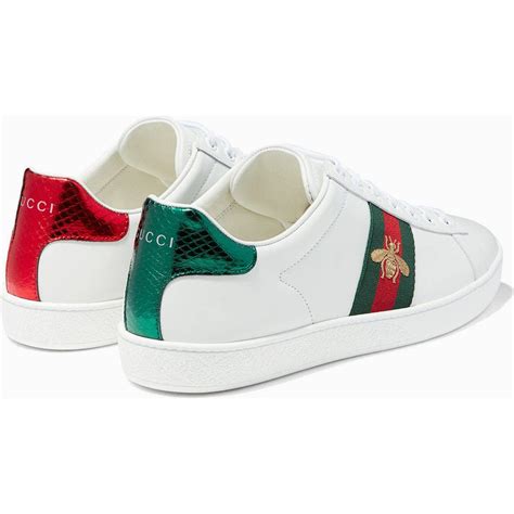 women gucci bee shoes|gucci ace bee embroidered.